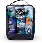 Quick Detailing Kit With Storage Bag, Raging Rhino SmartOne Exterior Spray, Interior Cleaner, Tire Shine, Microfiber Towels, And Applicators Giftable Car Care Set