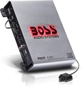 R1100M-S Monoblock Car Amplifier - 1100 High Output, 2-8 Ohm Stable, Low/High Level Inputs, Low Pass Crossover, MOSFET Power Supply