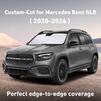 Windshield Sunshade Compatible for Mercedes Benz GLB 2020-2024 2025 2026, Sun Visor for Front Windshield & Window Sun Shade Cover, UV Heat Blocker & Protector, Car Accessories