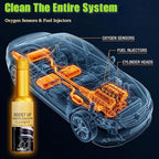 Catalytic Convertor Cleaner, Auto Parts Engine, Catalytic Converter Cleaner, Exhaust System Pipe Carbon Removal Cleaner Treatment Additive Oil, Fuel Injector Cleaner Oil Additive (2Pcs*120ml)