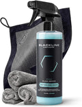 Blackline Clay Towel Kit Complete System - Clay Towel, Waterless Wash Spray & 3 Everyday Microfiber Cloths, 16" x 16"