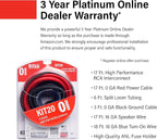 KIT20 0 Gauge Amplifier Installation Wiring Kit - A Car Amplifier Wiring Kit Helps You Make Connections and Brings Power to Your Radio, Subwoofers and Speakers