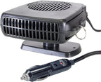 12650 12V Portable Window Defroster for Car, Truck, SUV, Jeep, 2 in 1 Fast Car Heater and Defogger with Plug in Cigarette Lighter, Black