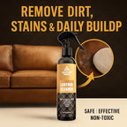 Leather Cleaner and Conditioner Kit – 4-Piece Set with Best Leather Cleaner for Couches, Sofas, Chairs, Furniture, and Car Interiors