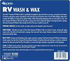 RV Wash & Wax - Concentrated Cleaner - Cleans & Shines in One Easy Step + Repels Future Stains & Protects from UV Damage 128 Oz (71500)