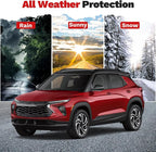 Rain Guards - Window Visors for Chevrolet Trailblazer 2021-2025 2026, Outside-Mount Tape-On Side Window Wind Deflectors for Trailblazer Accessories, Vent Visors Shades Rainproof