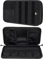 Tactical Visor Organizer MOLLE Panel with Zipper Storage Pouch & Sunglasses Holder Car Essentials EDC Gear Tool Pack Vehicle Accessories for Truck Pickup Van SUV ORV (Sun Visor Organizer)