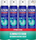 3.5 Oz. Air Sanitizer & Odor Eliminator 4 Pack for Homes, Cars, Offices and More, Outdoor Essence, 4 Pack, MULTI