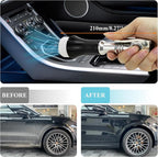 Mini Tornado Air Blow Gun with Detachable Brush Car Cleaning Kit | Vortex Cleaning Gun Trumpet Head High Pressure Dryer Blow Gun Pneumatic Interior Cleaning Tool with Tornado Airflow