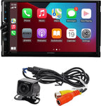 J3CA7W-BUC 7" Wireless Apple CarPlay Android Auto Stereo, Camera | Backup camera included, wired or wireless Certified Apple CarPlay and Android Auto, 7-inch touchscreen, Bluetooth, USB