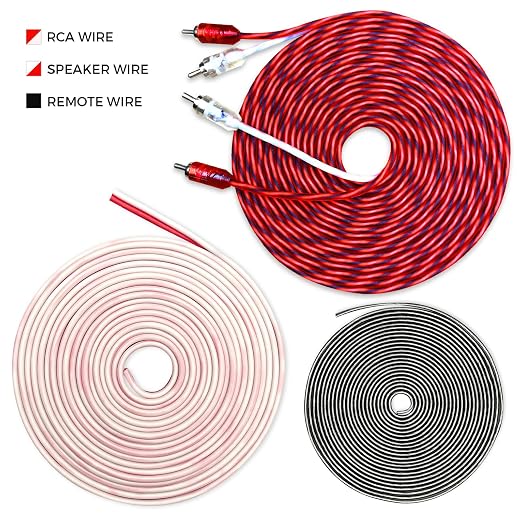 CT Sounds 1/0 Gauge CCA Complete Amp Wiring Install Kit, AMPKIT-0GA-PRO