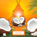 Car Air Freshener | Hanging Tree Provides Long Lasting Scent for Auto and Home | 24 Air Fresheners |Coconut
