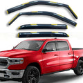 2019-2026 Smoke in-Channel Rain Guards Window Visors Compatible with Dodge RAM 2500 3500 Crew Cab, Window Deflectors Vent Deflector Sun Shade Pickup Truck Accessories