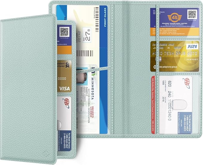 Car Registration and Insurance Card Holder, Vehicle Glove Box Card Organizer Wallet Automobile Accessories for License