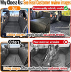 MAXFUT Dog Back Seat Extender for Truck,Truck Dog Seat Cover Back Seat,Dog Hammock for Truck,Hard Bottom Seat Extender,Pet Seat Covers for F150/RAM1500/Silverado