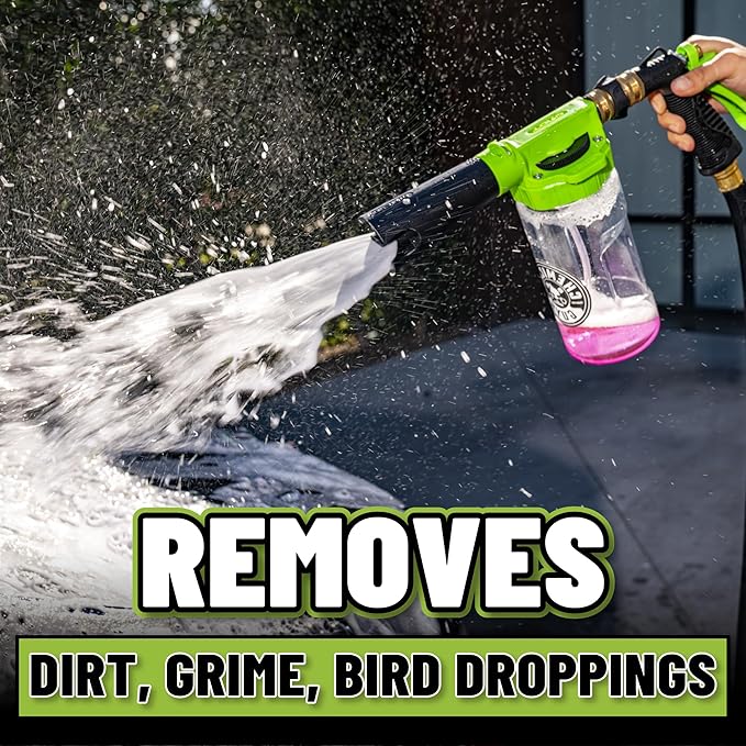 TORQ Foam Blaster 6 - Foam Cannon Garden Hose Attachment, Easy to Use, Sprays Thick Suds for Safe Washing Trucks, SUVs, Motorcycles, RVs, and Other Vehicles