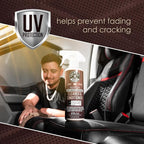 VentRight Perforated Leather Cleaner and Conditioner Deep Cleaning Leather Cleaner for Ventilated Seats with Added Protection Removes Dirt, Oils, Residue and Grime 16 oz