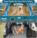 SUV Cargo Liner for Dogs with Side Flaps, Large (54" x 93") Water Resistant Trunk Cover, Non-Slip Pet Area Protector with Bumper Flap, Universal Fit for SUVs Sedans Vans, Khaki