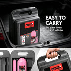 6 Tons / 12000 lbs Lifting Automotive Welded Hydraulic Bottle Jack for Car SUV Pickup Truck, Auto Repair, with Manual Handle & Carrying Storage Case, Pink