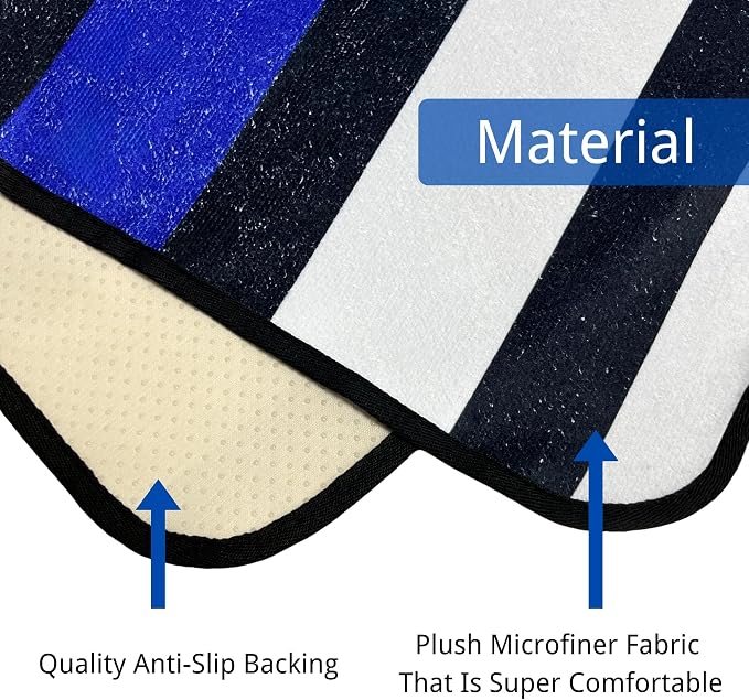 Waterproof Car Seat Cover for Front Seats, Protector for Cars SUVs Trucks, Sweat Towel Seat Covers Bucket for Gym,Workout,Beach,Hiking,Running and Swimming (American Flag Black, 2PCS)