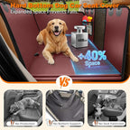Dog Car Seat Cover for Pets 100% Waterproof Seat Cover Hammock 600D Heavy Duty Scratch Proof Nonslip Durable Soft Back Seat Covers for Cars Trucks and SUVs