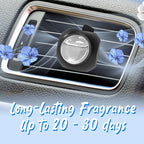 Car Air Freshener Vent Clips, 8 Pack, Provides Long-Lasting Scent, Up to 240 Days (Linen)
