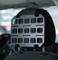 Vehicle Rigid MOLLE Panel Car Seat Headrest Organizer EDC Pouch Tool Holster Bag Holder Auto Interior Accessories Tactical Gear Rack Truck Equipment Mount Plate Modular Storage Shelf