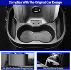 Rear Cup Holder for Ford Maverick 2025 2024 2023 2022,Upgraded Rear Dual Drink Holder Storage Organizer for Maverick Interior Accessories,Removable Back Seat Insert Expander Water Bottle Holder