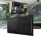 Molle Visor Panel Organizer, Molle Panel Tactical Car Sun Visor Cover Vehicle Visor Storage Holder Pouch Molle Webbing with Hook-and-Loop Straps for Cars, Trucks, Suvs (B)