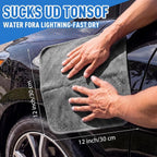 30 Pcs Premium Waffle Weave Cleaning Cloths 12"x12" Reusable Absorbent Towels, Lint Free Streak Free Rags for Car, Kitchen, Glass, Window