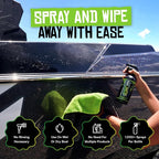 2in1 Exterior Boat Cleaner & Protectant Spray | Water Spot Remover with SiO2 Ceramic Sealant | Pina Colada Scent | Marine Detailing & Boat Cleaning Supplies | Made in USA (32oz)