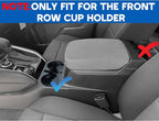 Cup Holder for 2023 2024 2025 2026 Chevrolet Colorado GMC Canyon Accessories Front Center Console Cup Holder Inset Silicone Drink Holder Organizer Protector Mats Pad Interior for Chevy Colorado