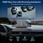 Carplay Screen for Car, 10.26'' Upgrade Wireless CarPlay & Android Auto Car Play Screen with OTA Updates,1080P Backup Cam (with a Cam Bracket), GPS Navigation, Voice Control for All Vehicles