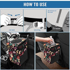 Car Trash Can – Multi-Purpose, Lightweight and Portable with Durable Water-Resistant Coating, No Installation Required, Practical and Ample Capacity, Variety of Colors.Mushroom