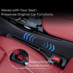 Car Seat Gap Filler (2-Pack) — Universal Leather Side Organizer