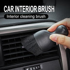 Car Detailing Brushes, Car Interior Dust Sweeping Soft Brush, Soft Bristles Brush Cleaning Tool for Automotive Dashboard, Air Conditioner Vents, Computer, Scratch Free(Black)