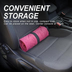 Waterproof Car Towel Seat Covers Front Seats for After Gym Workout,Auto Universal Interior Sweat Towels Cloth Bucket Carseat Cover Protector for Trucks SUV RV Boat Van (Wine Red with Yellow)