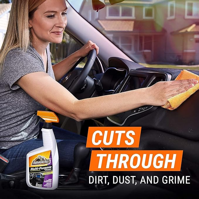 Multi Purpose Cleaner, Car Cleaner Spray for All Auto Surfaces, 16 Fl Oz (Pack of 2)