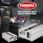 Tundra M Series - Truck Power Inverter - Modified Sine Wave 1000W / 12 Volts DC to 120 Volts AC - M1000