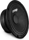PRO-GM6.4 Loudspeaker - 6.5", Midrange, Black Steel Basket, 480W Max, 140W RMS, 4 Ohms - Premium Quality Audio Door Speakers for Car or Truck Stereo Sound System (1 Speaker)