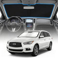 for Infiniti QX60 Sun Shade Windshield Cover - Custom Fit QX60 Accessories 2018-2025 2026 Sunshade Foldable UV Protection & Heat Shield Sun Visor Accessories
