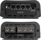 VADM1v2 Micro Class D Monoblock Amplifier – 600W RMS at 1 Ohm – Compact Car/Marine/Powersports Amp with Wired Bass Remote, 4-Way Protection, Subsonic & Low-Pass Filters