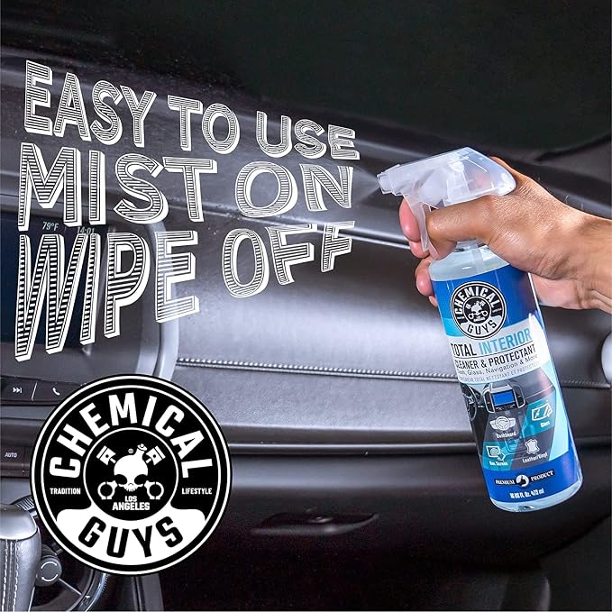 SPI22016 Total Interior Cleaner and Protectant, Safe for Cars, Trucks, SUVs, Jeeps, Motorcycles, RVs & More, 16 fl oz (Pack of 2)