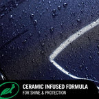 Hybrid Solutions Ceramic 3-in-1 Car Detailer, Waterless Car Wash, Long-lasting HydrophobicWax Protection and High Gloss Shine, Safe For All Exterior Surfaces, 32 oz (Pack of 1)
