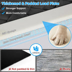 2026 Upgraded Back Seat Extender for Dogs - Large Hard Bottom Dog Car Seat Cover Holds 550lbs, Waterproof Dog Hammock Pet Bed with High-Density Foam Non-Slip Backseat Protector