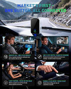 Wireless CarPlay Adapter for iPhone, 2026 Upgraded 2-in-1 Android Auto CarPlay Wireless Adapter, Convert Wired to Wireless, Fast & Stable, Plug & Play, Compatible with Factory Wired CarPlay Cars 2016+