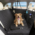 Premium Dog Car Cover for Back Seat, Waterproof Reversible Dog Hammock for Backseat Non-slip Pet Cover for Dogs with Mesh Window, Anti Scratch Seat Protector Universal Fit for Cars SUVs Trucks