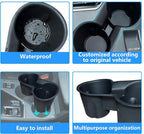 Cup Holder for Crosstrek 2024 2025 2026 Accessories Center Console Front Cup Holder Inserts TPE Durable Drink Holder Organizer for Crosstrek Black