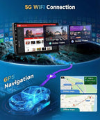 5G WiFi Car Stereo for Honda Civic 2012 2013 2014 2015 [2+64G] with Wireless Carplay & Android Auto, 9 Inch Touch Screen Car Radio Bluetooth GPS Navigation DSP FM SWC for Honda Civic Radio