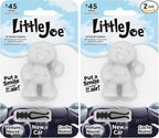 Little Joe 96401 New Car Scent Car Air Freshener Clips to A/C Air Vent Uses Alcohol-Free Fragrance Oil is Non-Hazardous and Non-Toxic Plastic, Pack of 2
